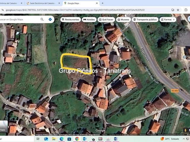VENTA DE TERRENO EDIFICABLE EN SERRES - Muros